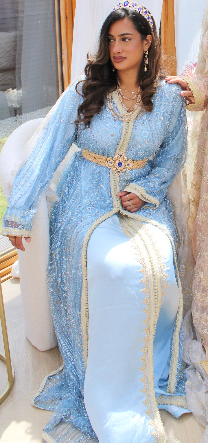 Malika Bleue – The Royal Blue Luxe Bridal Collection