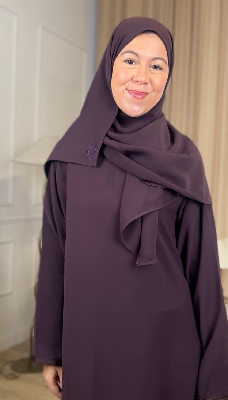 ABAYA SITR - MULBERRY