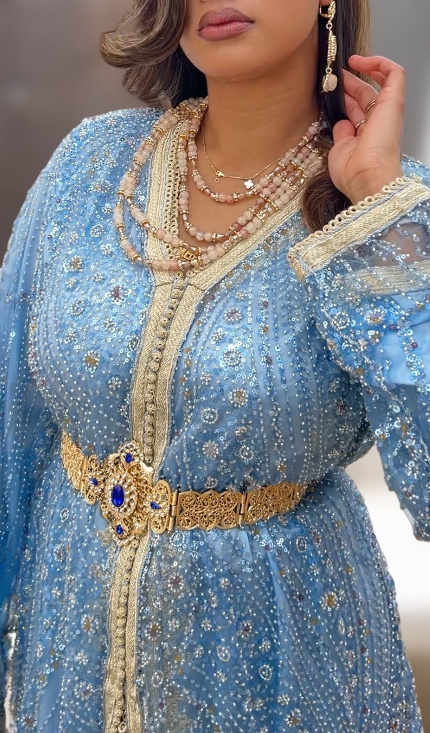 Malika Bleue – The Royal Blue Luxe Bridal Collection