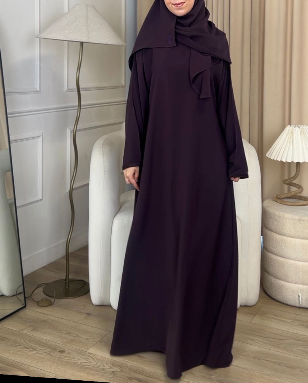 Luxe Sitr Beldi Abaya Collection - with matching hijab
