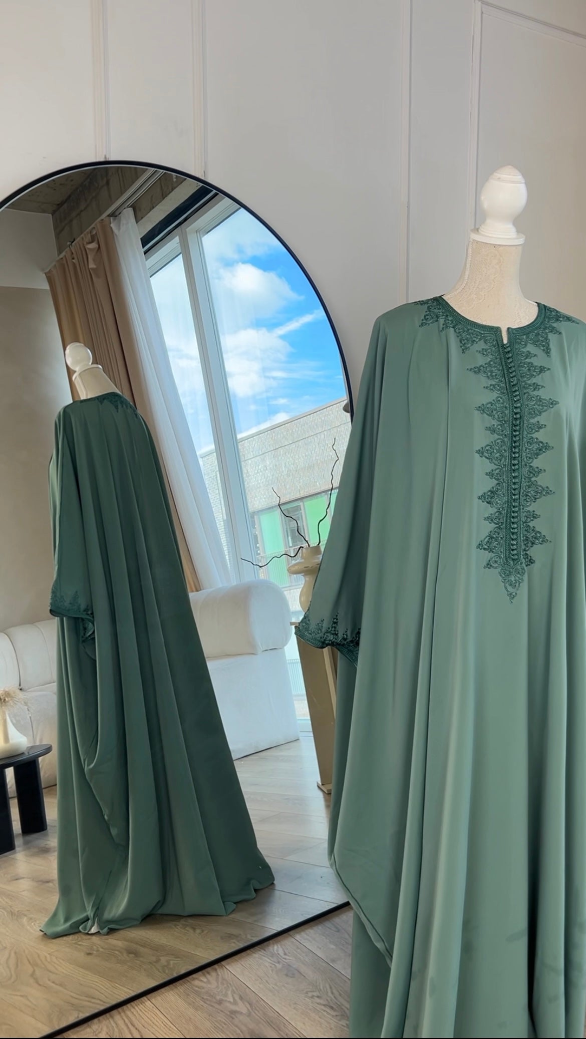 Luxe Teal Farasha - (plus girl friendly)