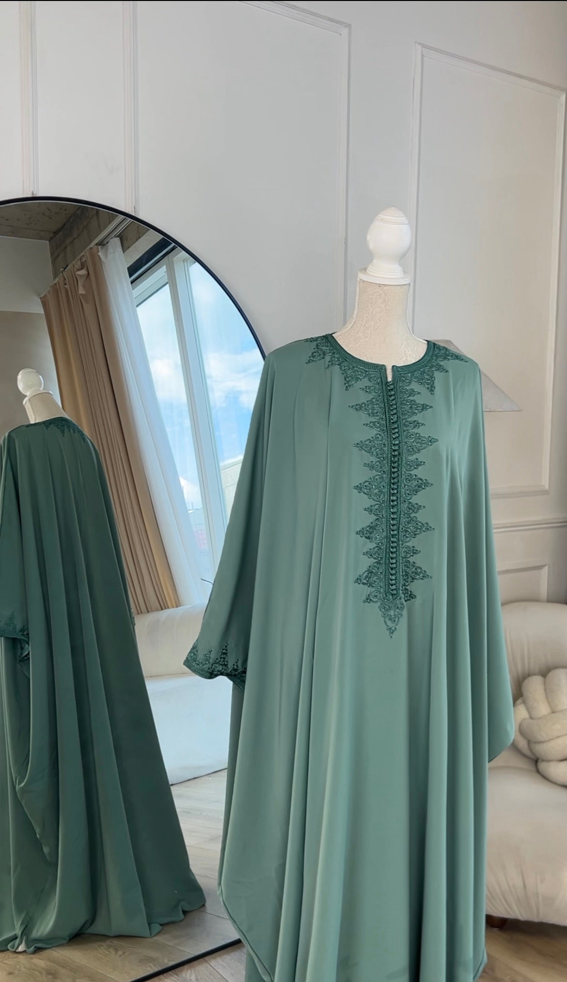 Luxe Teal Farasha - (plus girl friendly)