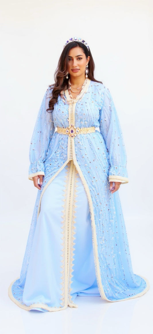 Malika Bleue – The Royal Blue Luxe Bridal Collection