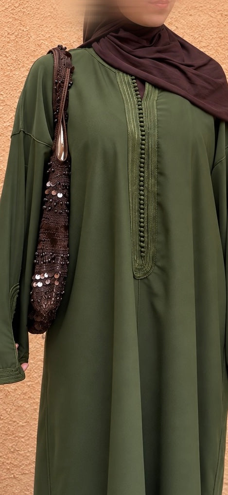 Made to order Khaki monochrome double sfifa Gandora