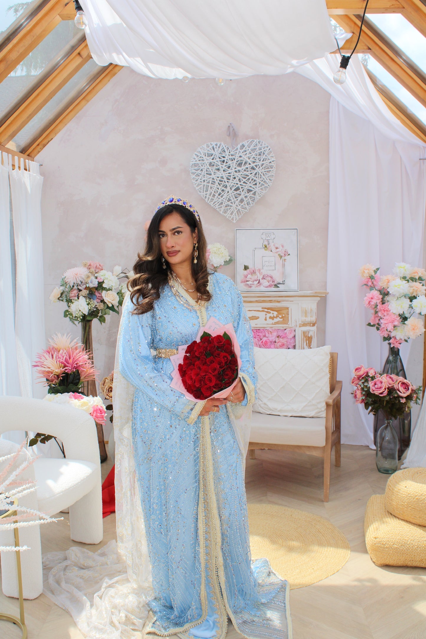 Malika Bleue – The Royal Blue Luxe Bridal Collection