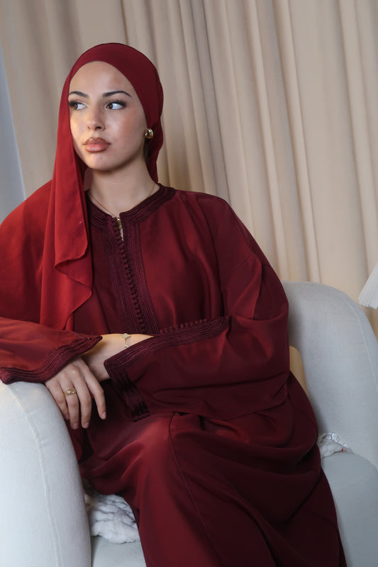 Autumn in Morocco Gandora Burgundy (Double Sfifa)