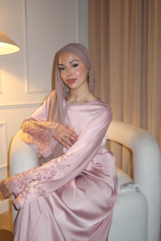 Desert Pearl - Beaded Gandora Rose Pink